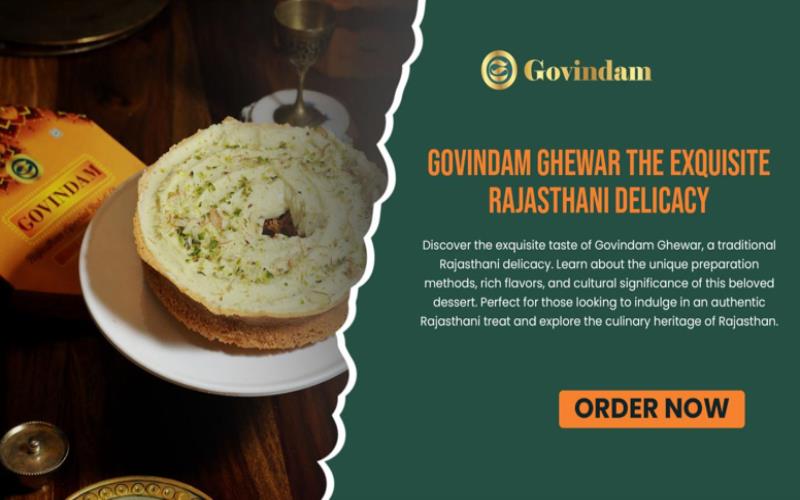 Govindam Ghewar: The Exquisite Rajasthani Delicacy